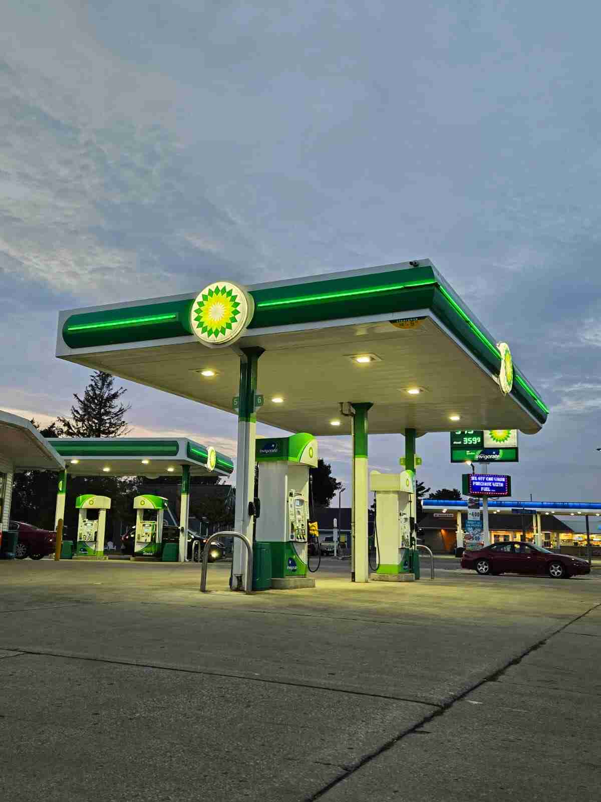 gas station